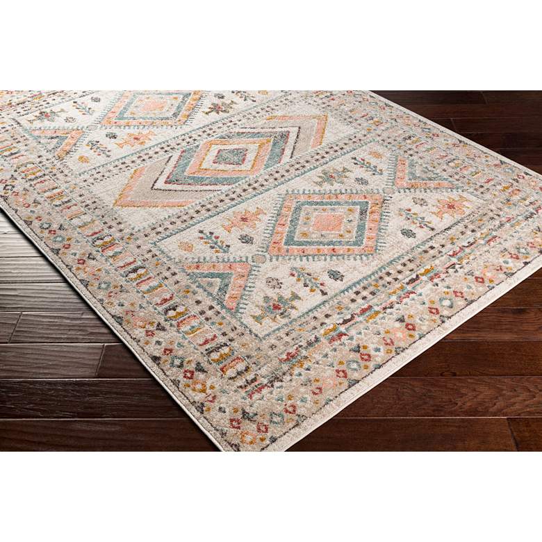 Image 2 Surya Ankara AKR-2336 5'2"x7' Dusty Pink Mustard Area Rug more views