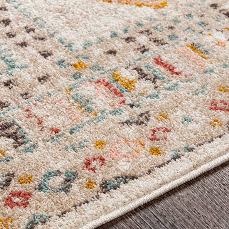 Image 3 Surya Ankara AKR-2336 5'2"x7' Dusty Pink Mustard Area Rug more views