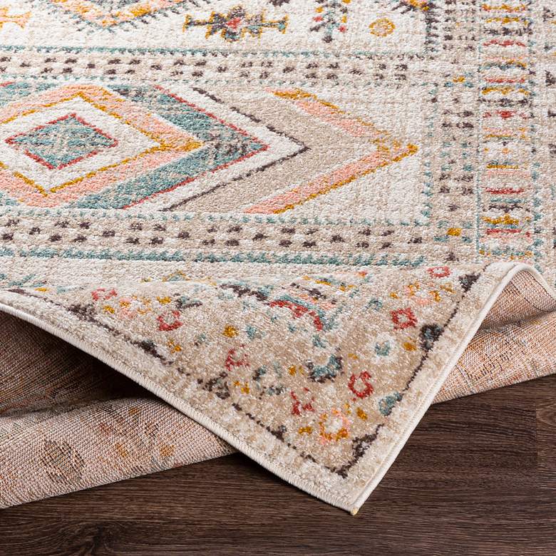 Image 4 Surya Ankara AKR-2336 5'2"x7' Dusty Pink Mustard Area Rug more views