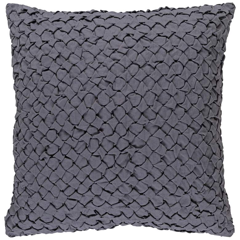 Image 1 Surya Ashlar Gray 18" Square Throw Pillow