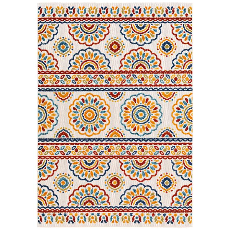 Image 2 Surya Big Sur BSR-2307 5'3"x7'3" Orange and Cream Area Ru