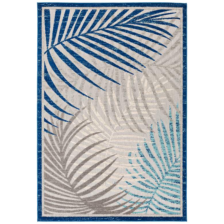 Image 2 Surya Big Sur BSR-2312 5'3"x7'3" Blue and Taupe Area Rug