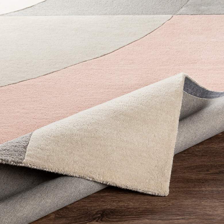 Surya Brooklyn BRO-2308 5&#39;x7&#39;6&quot; Dusty Pink Charcoal Area Rug more views