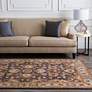 Thumbnail1 of Surya Caesar CAE-1004 7'6"x9'6" Charcoal and Camel Rug