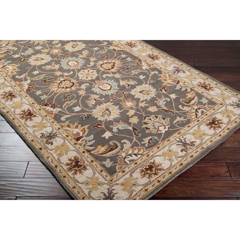 Image 3 Surya Caesar CAE-1005 5&#39;x8&#39; Charcoal and Khaki Area Rug more views