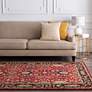 1_Surya Caesar CAE-1031 5'x8' Burgundy and Black Area Rug