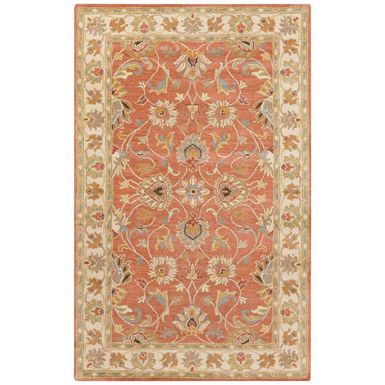 Image 2 Surya Caesar CAE-1124 5'x8' Camel and Moss Area Rug