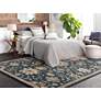 Thumbnail1 of Surya Caesar CAE-1154 7'6"x9'6" Navy Tan Area Rug