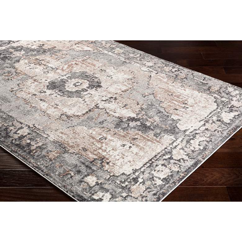 Image 3 Surya Chelsea CSA-2304 5'x8' Charcoal and Ivory Area Rug more views