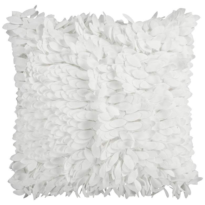 Image 1 Surya Claire Neutral 18" Square Throw Pillow