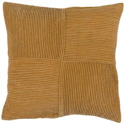 Surya Conrad Mustard 18&quot; Square Decorative Throw Pillow