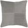Surya Conrad Textured Gray 18" Square Throw Pillow