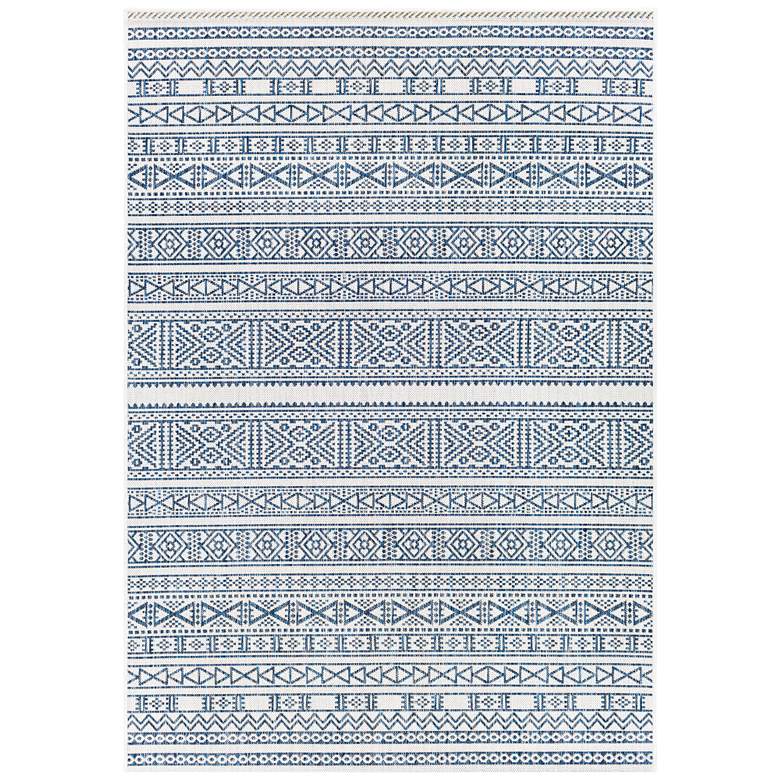 Image 1 Surya Eagean EAG-2357 7'10"x10'2" Navy and White Area Rug