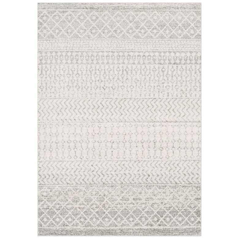 Image 2 Surya Elaziz CR610 5&#39;3 inch x 7&#39;6 inch Light Gray Area Rug