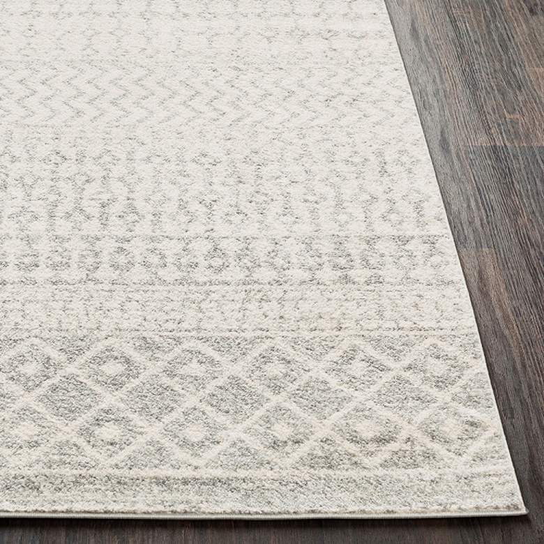 Image 4 Surya Elaziz CR610 5&#39;3 inch x 7&#39;6 inch Light Gray Area Rug more views