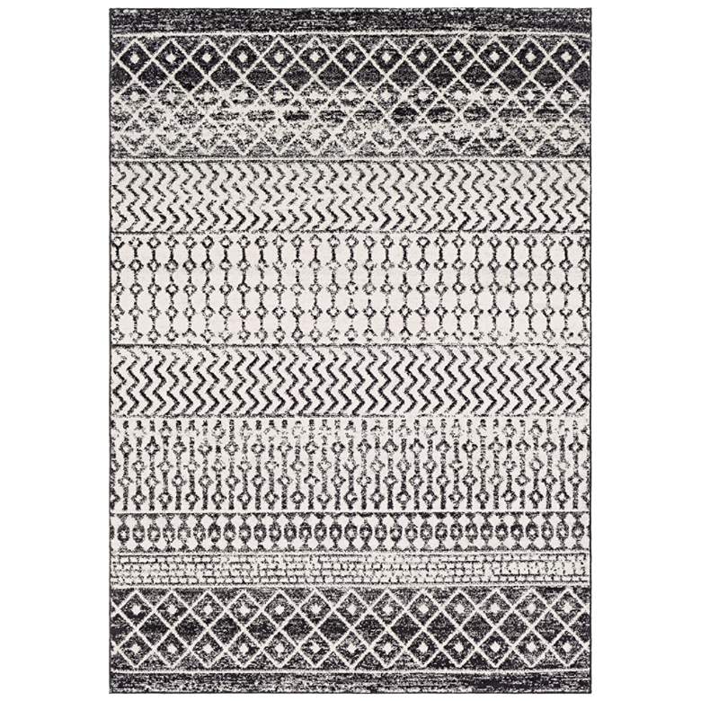 Image 2 Surya Elaziz ELZ-2307 5&#39;3 inchx7&#39;6 inch Black Area Rug