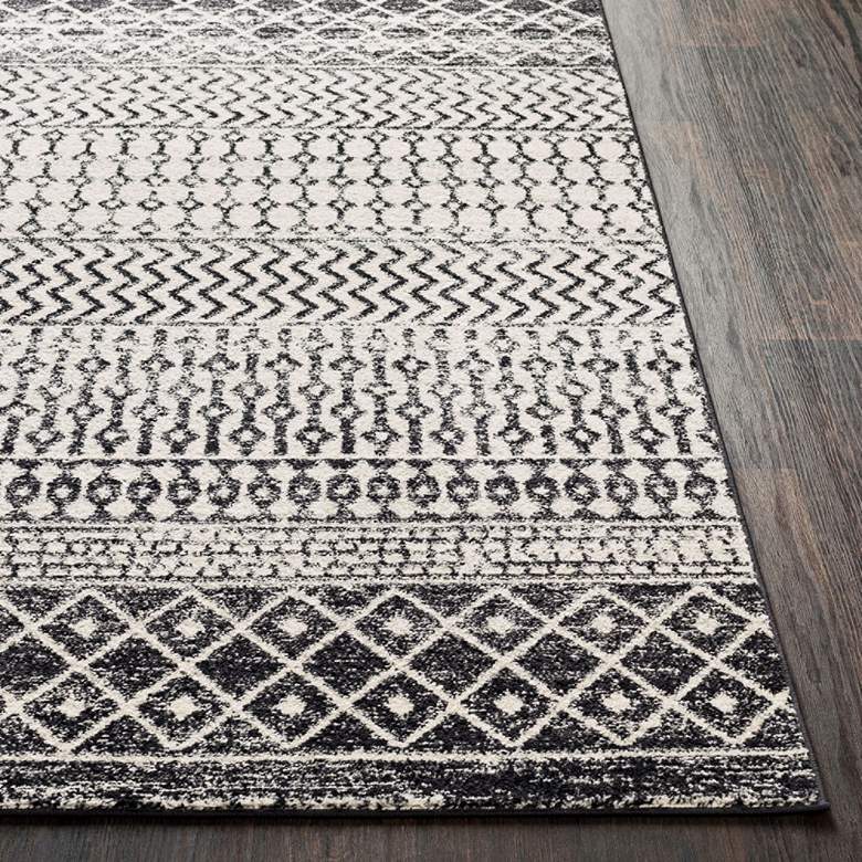 Image 6 Surya Elaziz ELZ-2307 5&#39;3 inchx7&#39;6 inch Black Area Rug more views