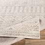 Thumbnail3 of Surya Elaziz ELZ-2354 2'7"x7'6" Gray and White Area Rug more views