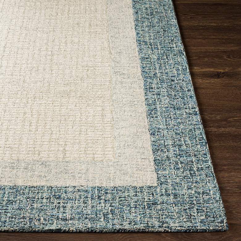 Image 2 Surya Elena EAE-2300 2'x3' Light Gray and Cream Area Rug more views