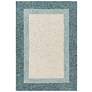 1_Surya Elena EAE-2303 5'x7'6" Navy and Beige Area Rug