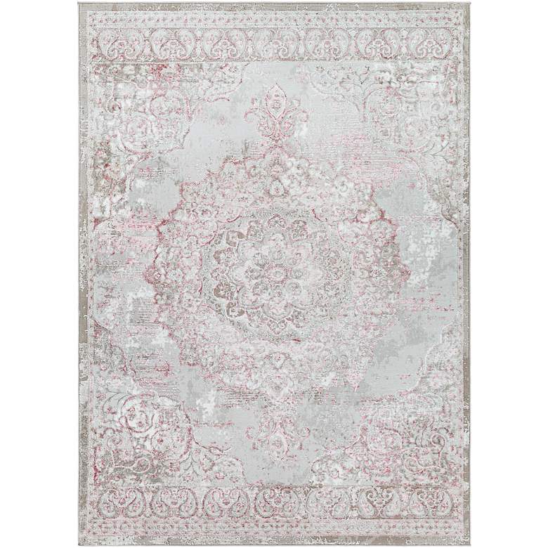 Image 2 Surya Enfield ENF-2321 5'3"x7' Pale Pink and Tan Area Rug