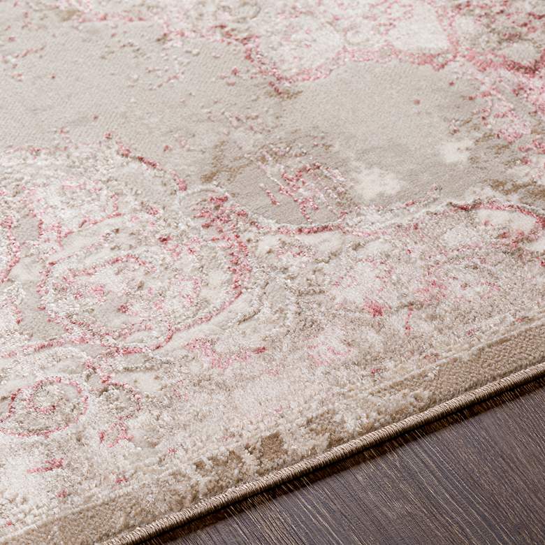 Image 4 Surya Enfield ENF-2321 5'3"x7' Pale Pink and Tan Area Rug more views