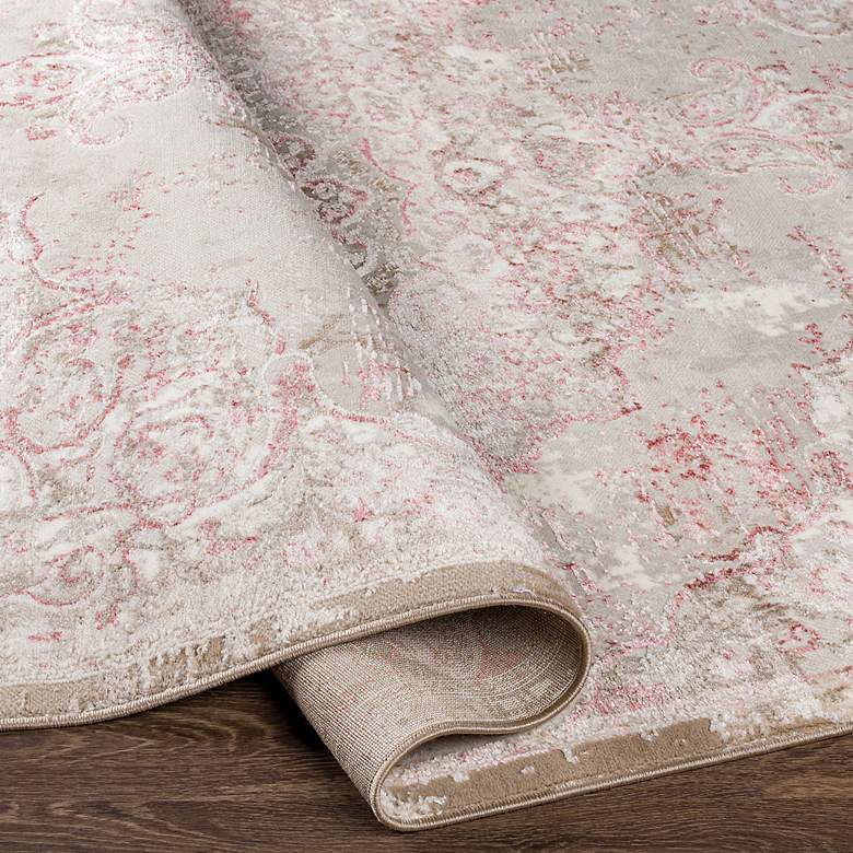 Image 5 Surya Enfield ENF-2321 5'3"x7' Pale Pink and Tan Area Rug more views