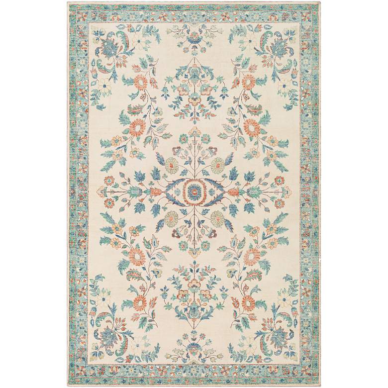 Image 2 Surya Erin ERN-2307 5'x7'6" Cream and Sage Area Rug