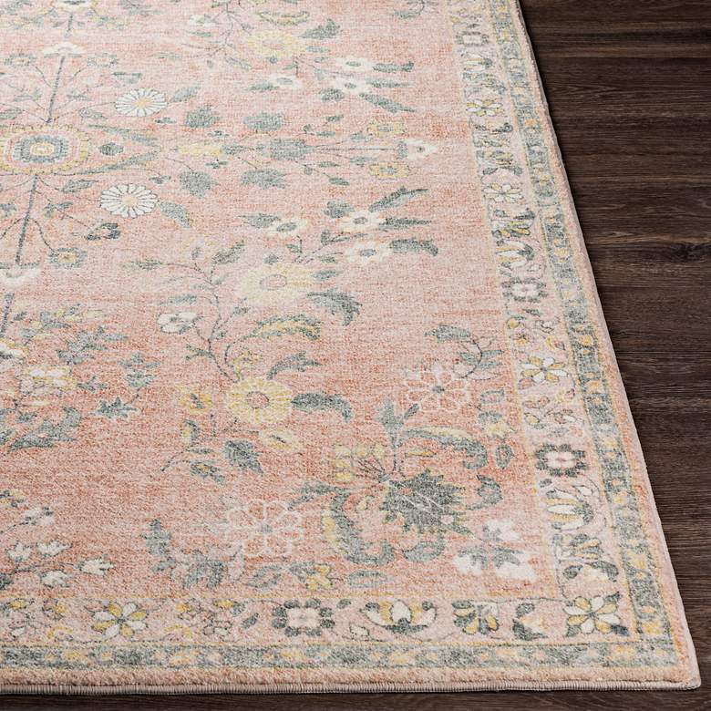 Image 3 Surya Erin ERN-2308 5'x7'6" Pale Pink and Sage Area Rug more views