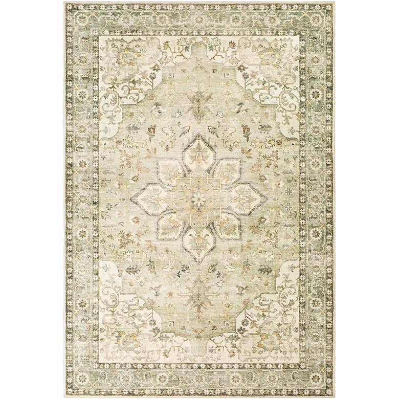 Image 2 Surya Erin ERN-2310 5'x7'6" Cream and Sage Area Rug