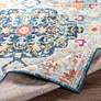 Thumbnail4 of Surya Floransa FSA-2314 6'7"x9' Blue and Orange Area Rug more views