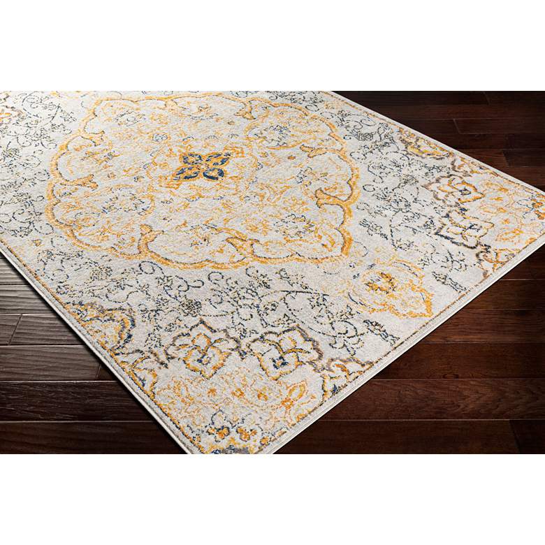 Image 2 Surya Floransa FSA-2325 5&#39;3 inchx7&#39;1 inch Beige and Navy Area Rug more views