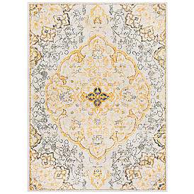 Image1 of Surya Floransa FSA-2325 6'7"x9' Beige and Navy Area Rug
