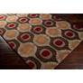 3_Surya Forum FM-7170 5'x8' Dark Brown and Camel Area Rug more views