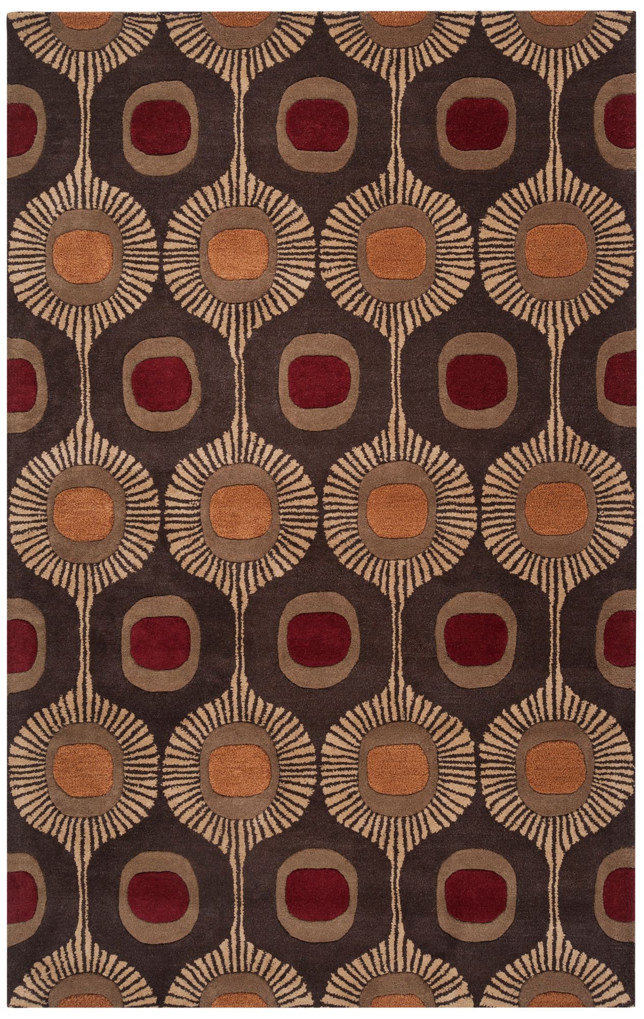 Thumbnail2 of Surya Forum FM-7170 8'x10' Dark Brown and Camel Area Rug