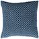 Surya Godavari Denim Cotton 20" Square Decorative Pillow