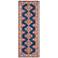 Surya Harput Dark Blue and Burnt Orange Area Rug