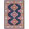 Surya Harput Dark Blue and Burnt Orange Area Rug
