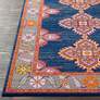 Thumbnail4 of Surya Harput 2'x3' Dark Blue and Burnt Orange Area Rug more views