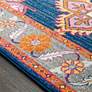 Thumbnail4 of Surya Harput 7'10"x10'3" Dark Blue and Burnt Orange Area more views