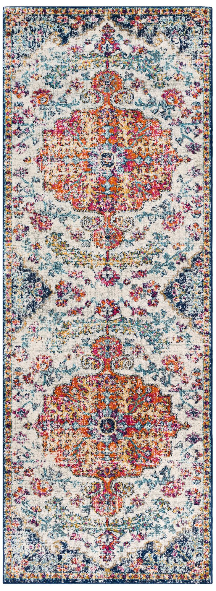 Surya Harput A-108 2'7" x 10'3" Saffron Runner Rug