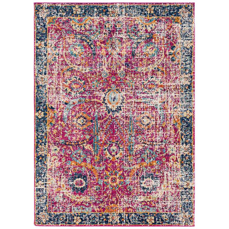 Image 2 Surya Harput HAP-1013 5'x8' Garnet and Dark Blue Area Rug