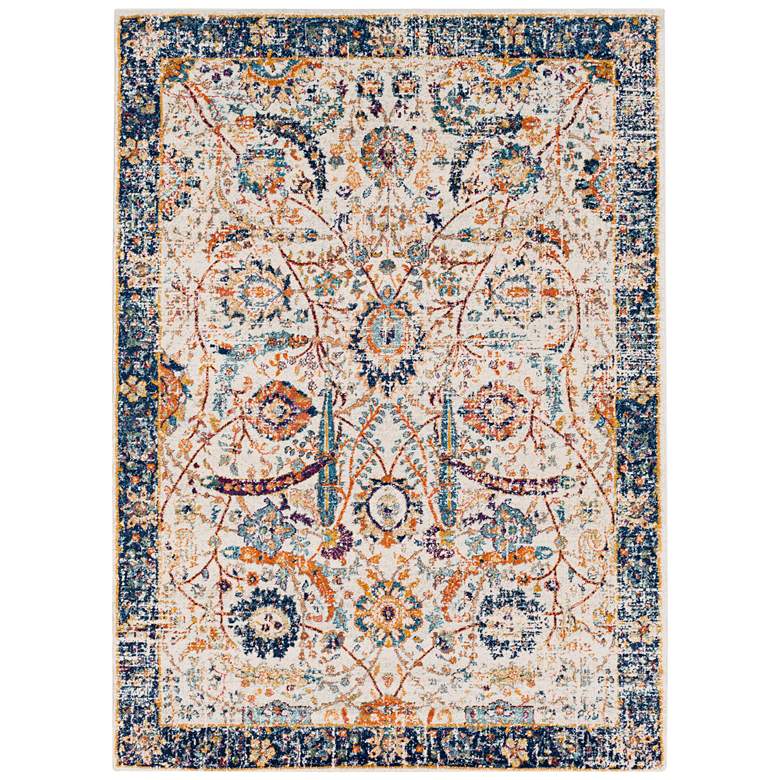 Image 2 Surya Harput HAP-1014 5&#39;x8&#39; Dark Blue and Orange Area Rug