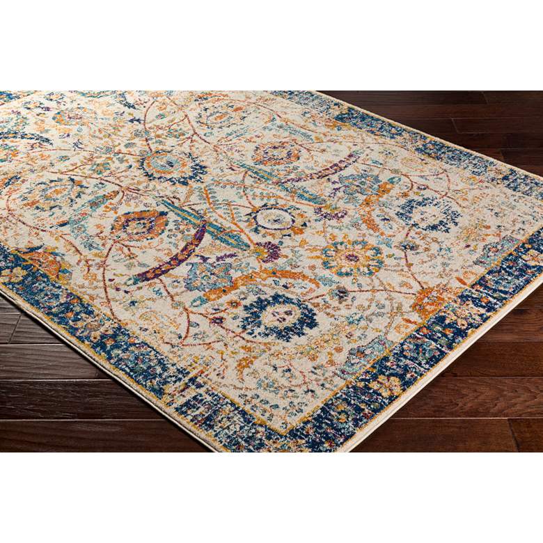 Image 3 Surya Harput HAP-1014 5'x8' Dark Blue and Orange Area Rug more views