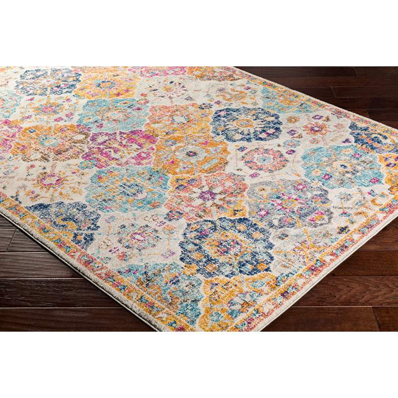 Image 3 Surya Harput HAP-1018 5'x8' Saffron and Dark Blue Area Rug more views