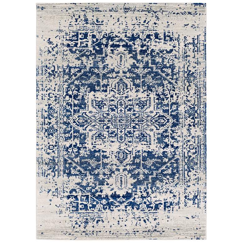 Image 2 Surya Harput HAP-1021 5'x8' Dark Blue and Beige Area Rug