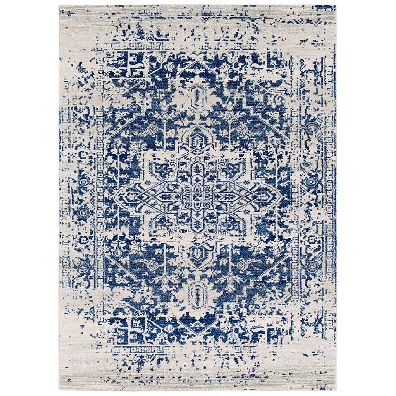 Image 2 Surya Harput HAP-1021 5&#39;x8&#39; Dark Blue and Beige Area Rug