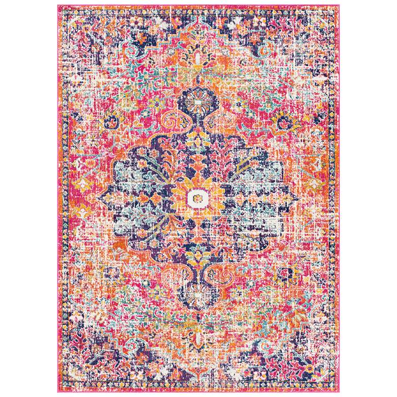 Image 2 Surya Harput HAP-1062 5&#39;x8&#39; Saffron and Teal Area Rug