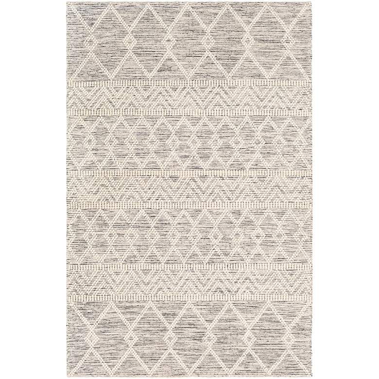 Image 2 Surya Hygge HYG-2305 5'x7'6" Charcoal and White Area Rug