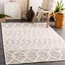 1_Surya Hygge HYG-2305 5'x7'6" Charcoal and White Area Rug
